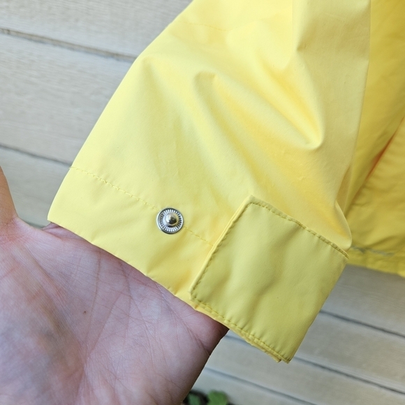 ZeroXposur yellow rain coat windbreaker removable hood 1X - Picture 4 of 12